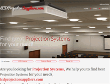 Tablet Screenshot of lcdprojectorsuppliers.com
